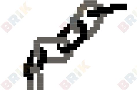 chain pixel art brik