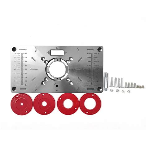 Multifunctional Router Table Saw Insert Rail Plate Milling Table