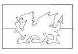Flag Welsh Colouring Sheet Tes sketch template
