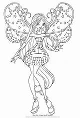 Winx Stampare Cosmix sketch template