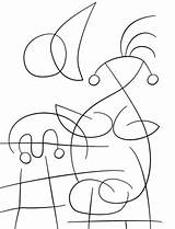 Miro Joan Cuadros Supercoloring Embracing Miró Ausmalen Felder Ruisdael Weizen Paginas Ausmalbild sketch template