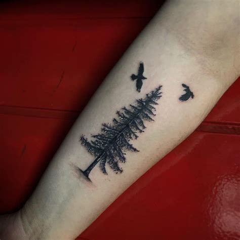 101 Amazing Pine Tree Tattoo Ideas Will Love Tree Tattoo Forearm