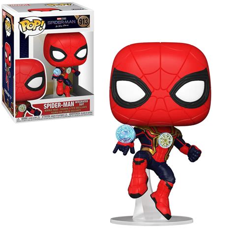 excited  spider man   home   funko pop figures