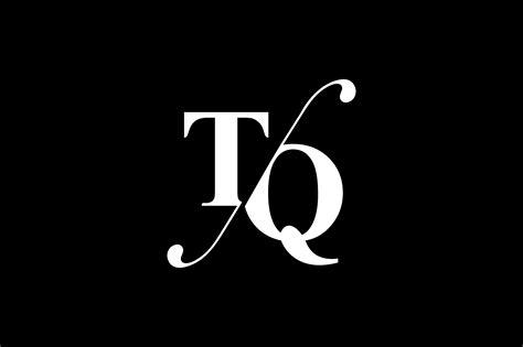 tq monogram logo design  vectorseller thehungryjpegcom