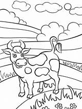 Kuh Malvorlagen Cow Koe Malvorlage Vaca Kleurplaat Vacas Kleurplaten Koeien Pferde sketch template