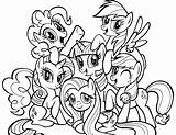 Ponyville Ponei Desene Ponies Desenat Mlp Equestria Coloringtop Poze sketch template