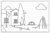 Playground Flashcard Flashcards Thelearningsite Pilih sketch template