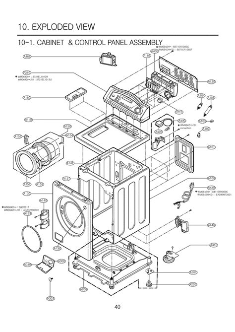 front load washers lg front load washer parts diagram