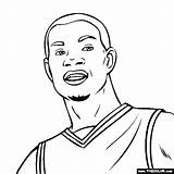 Coloring Pages Kevin Durant Lebron James Drawing Basketball Printable Celebrities Dunk Baseball Thecolor Search Getdrawings Thunder Sheet sketch template
