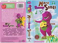 BARNEYS MORE BARNEY SONGS VHS VIDEO PAL~ A RARE FIND~