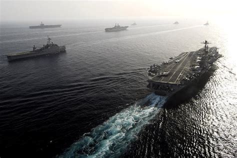 us navy may be forced to move fifth fleet away from bahrain the times