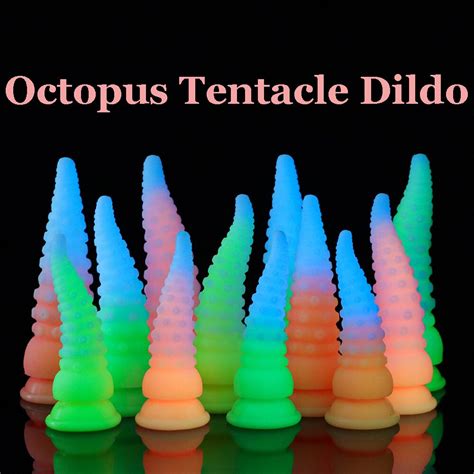 realistic octopus tentacle dildo monster fake dick suction cup penis