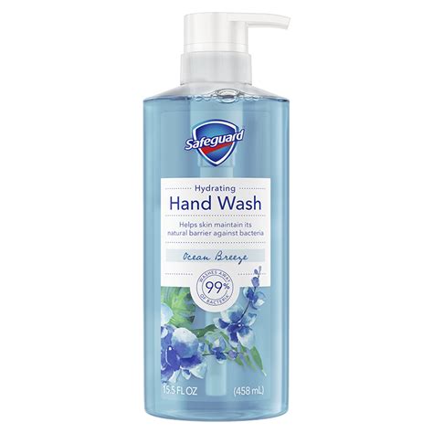 ocean breeze scented hand wash safeguard