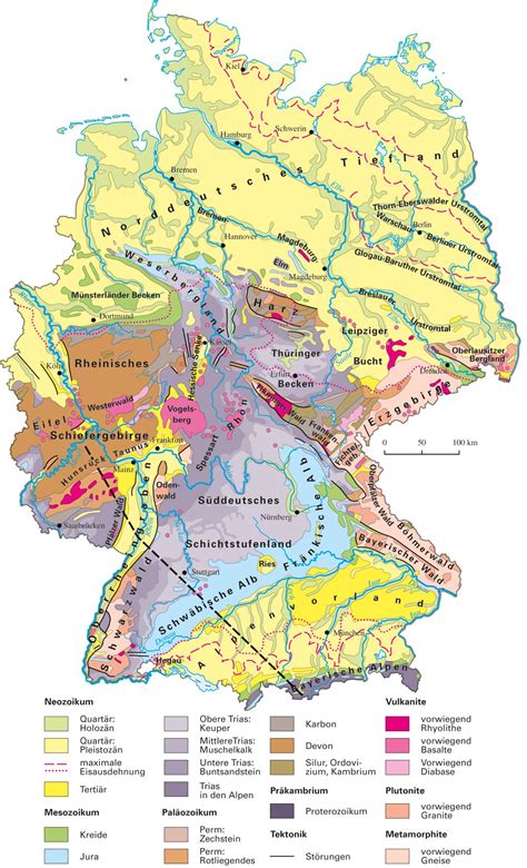 landkarte deutschland fluesse und gebirge bilder deutschland karte