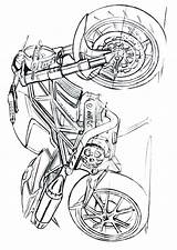 Colorare Motociclette sketch template