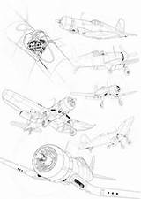 Airplane Corsair F4u Airplanes Vought Planes Aerobatics Wwii Avion sketch template