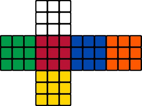 filerubiks cube colorssvg rubicks cube cube template diy doll