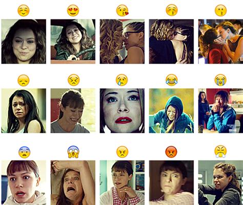 Clone Club Group Text Tatiana Maslany Is Every Emoji On