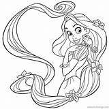 Tangled Xcolorings sketch template