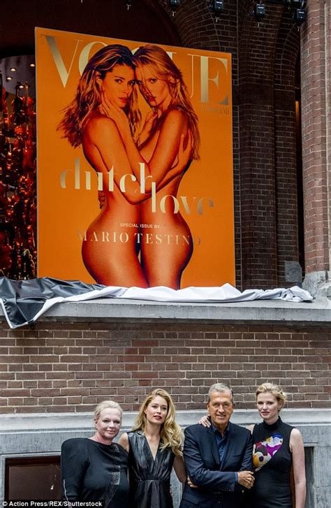 Lara Stone And Doutzen Kroes Reunite At Dutch Vogue Party