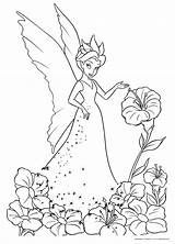 Coloring Pages Tinkerbell Fairy Disney Fairies Queen Princess Color Clarion Print Sketchite Printable Horse sketch template