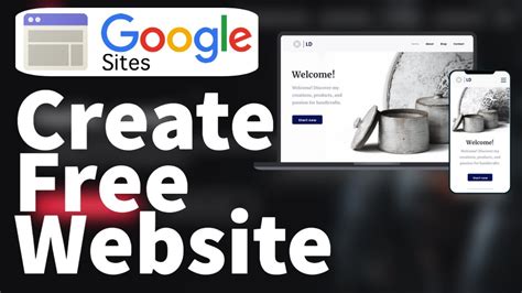 create  website  google sites