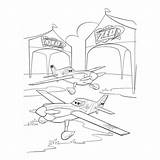 Aviones Ned Zed sketch template