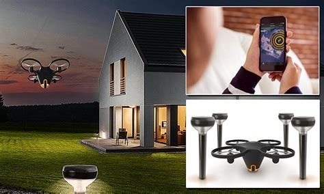 drone   patrol  home  security system  drones  smart lights  capture