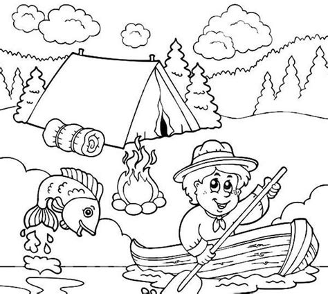 camping coloring pages  print camping coloring pages coloring