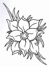 Outline Flower Tattoo Flowers Drawing Lotus Designs Clipart Vikingtattoo Cliparts Fantasy Outlines Drawings Deviantart Lily Coloring Resolution Library Colour Tattoos sketch template