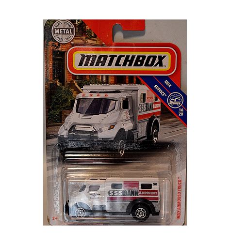 matchbox mbx armored bank truck global diecast direct