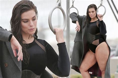 plus size beauty ashley graham showcases her killer curves on swimwear shoot irish mirror online