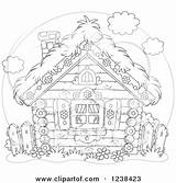 Bahay Kubo Straw Clipartof Outlined Bannykh Hut Filipino sketch template