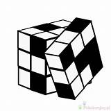 Rubik Rubiks Kostka Rubika Cubo Kolorowanki Blanco Dla Antoine Rubix Openclipart Inteligentes Imágen Wydruku Clipground Bestcoloringpagesforkids sketch template