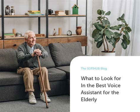 what to look for in the best voice assistant for the elderly sofihub