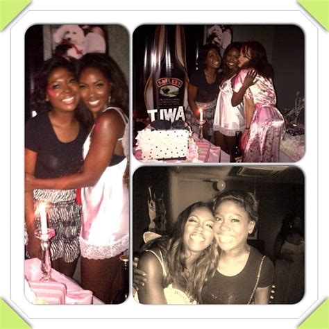 Tiwa Savage Wedding Countdown Pictures From The Hen Night Pajama Party