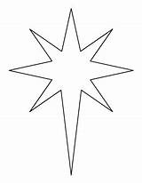 Star Bethlehem Outline Template Pattern Christmas Patterns Printable Stencils Crafts Fancy Clipart Stars Clip Patternuniverse Templates Holiday Nativity Drawing Applique sketch template