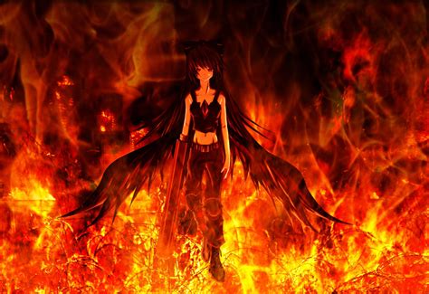 Fire Anime Background Fire Anime Wallpapers Wallpaper Cave 1 Riset