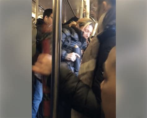 anna lushchinskaya nyc subway white woman attacks asian female