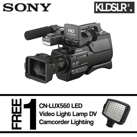 sony hxr mc2500 shoulder mount avchd camcorder free cn lux560 led