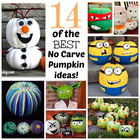 14 Of The Best No Carve Pumpkin Ideas