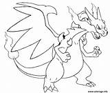 Dracaufeu Coloriage Pokemon Imprimer sketch template