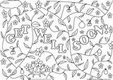 Soon Well Coloring Pages Printable Adult Better Feel Color Crayola Clipart Cards Print Colorings Books Card Getcolorings Flower Getdrawings Library sketch template