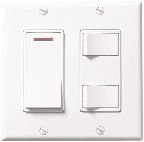 broan wl white  function rocker switch  lighted onoff control white ventingdirectcom
