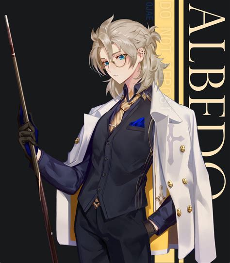 albedo character art character design ayato poses hot guys anime