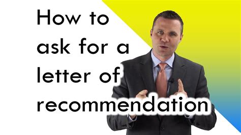 letter  recommendation youtube