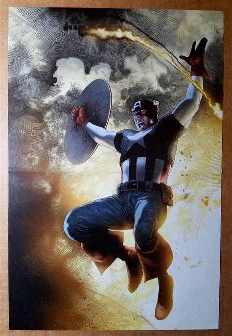 Captain America The Chosen Marvel Comics Poster By Travis