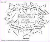 Beatitudes Coloring Kids Blessed Activities Sermon Mount Crafts Bible Sunday School Biblewise Church Worksheet Jesus Fun Matthew Lessons Pages Printable sketch template
