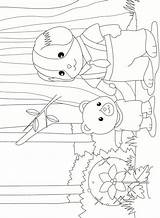 Coloring Pages Kids Calico Critters Sylvanian Families Colouring Critter Choose Board Fun sketch template