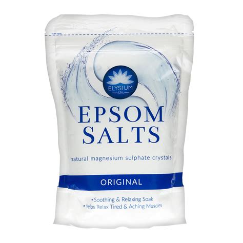 elysium spa epsom salts original muscle soak  home store